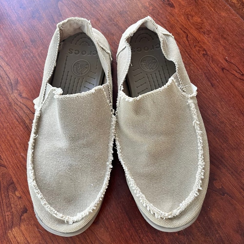 Men's Crocs Santa Cruz Slip Ons- Size 12 NWOT